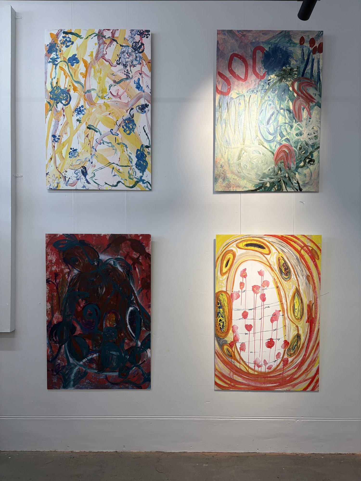 Abstract paintings, Stock Room